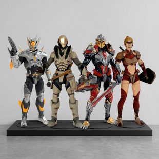 【顺丰包邮】BOM中生代野兽1:18可动人偶玩具恐龙适配手办