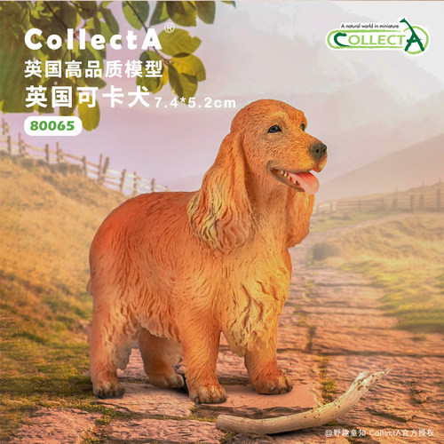 【顺丰包邮】80065英国曲卡犬COLLECTA英国我你他动物模型玩具