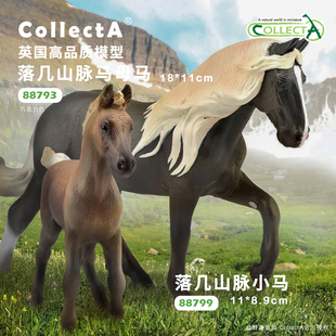 【88793落几山脉马】2025CollectA仿真动物模型玩具马玩具