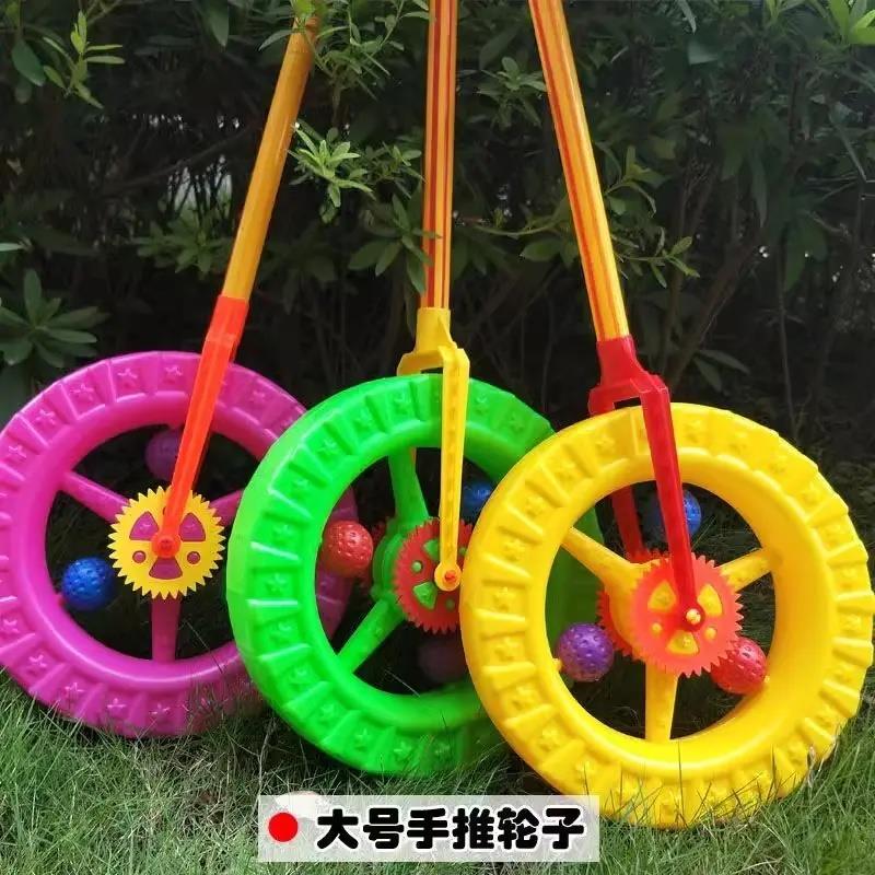 儿童单杆手推独轮飞机宝宝小男女孩手推推乐运动泡泡车玩具3456岁