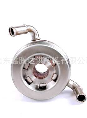 124100-5710不锈钢机油冷却器oilcooler用于4TNV82 4TNV94 4TNV98