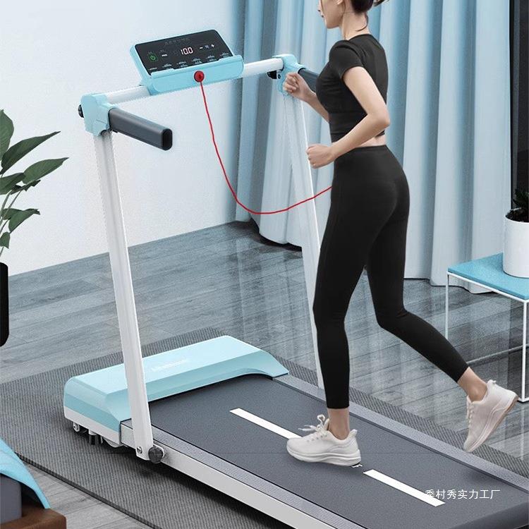 海斯曼家用折叠跑步机家用款小型室内家庭式健身电动平板走步季村