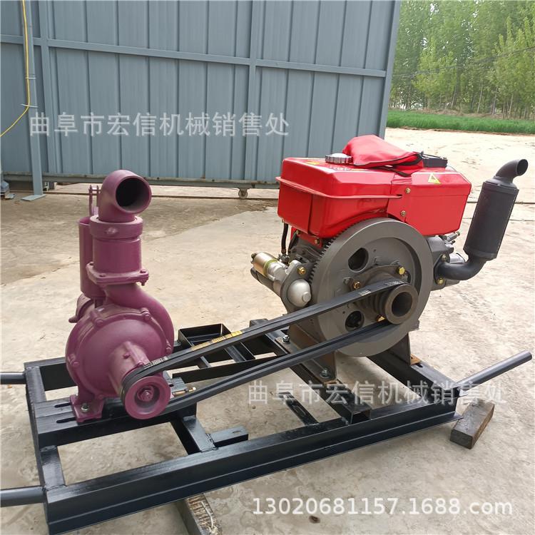 四寸压井离心泵 高扬程柴油喷灌泵 农用灌溉菜园浇地拖车款抽水机