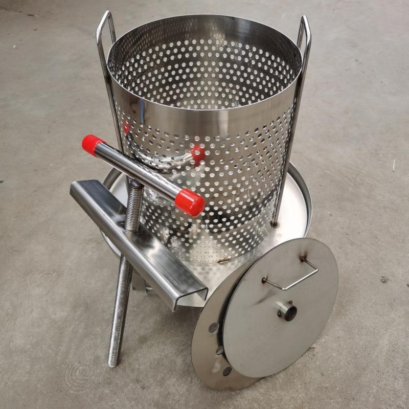 304不锈钢压蜜机榨蜡机小型家用土蜂蜜压榨机榨汁打糖机压蜂蜜机