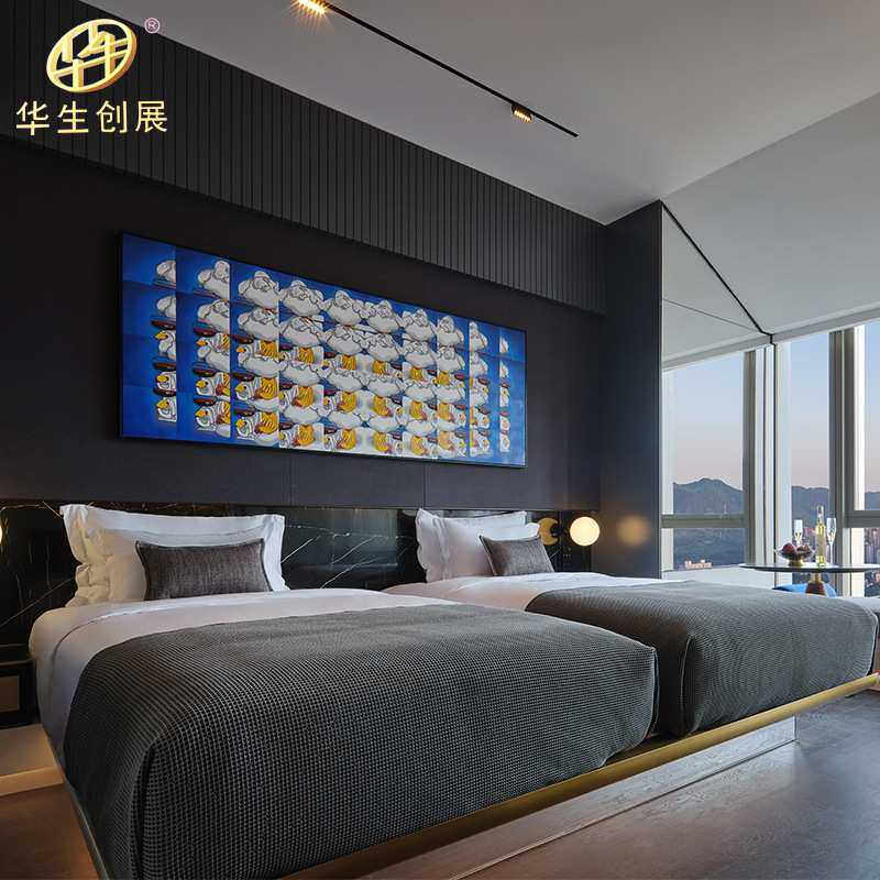 星级酒店成套家具厂家直供大床房标房公区家具酒店沙发酒店床箱