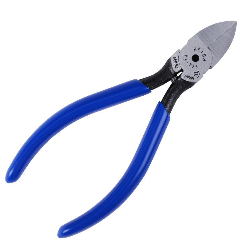 马牌PL-725水口钳斜口钳斜嘴钳子斜咀钳CR-V70C材质5英寸125mm