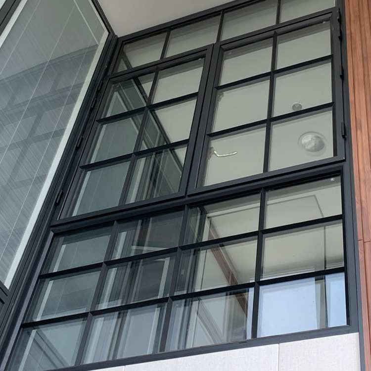 断桥铝合金法式复古平开窗户半圆弧形铝艺隔音门窗双层中空玻璃窗
