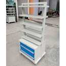 储物车 直销 工具柜移动式 工具车 抽屉工具车 双面托盘物料架