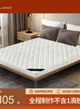 ft床垫床垫1.8m棕垫1.5米经济型棕垫硬薄床垫定做折叠定