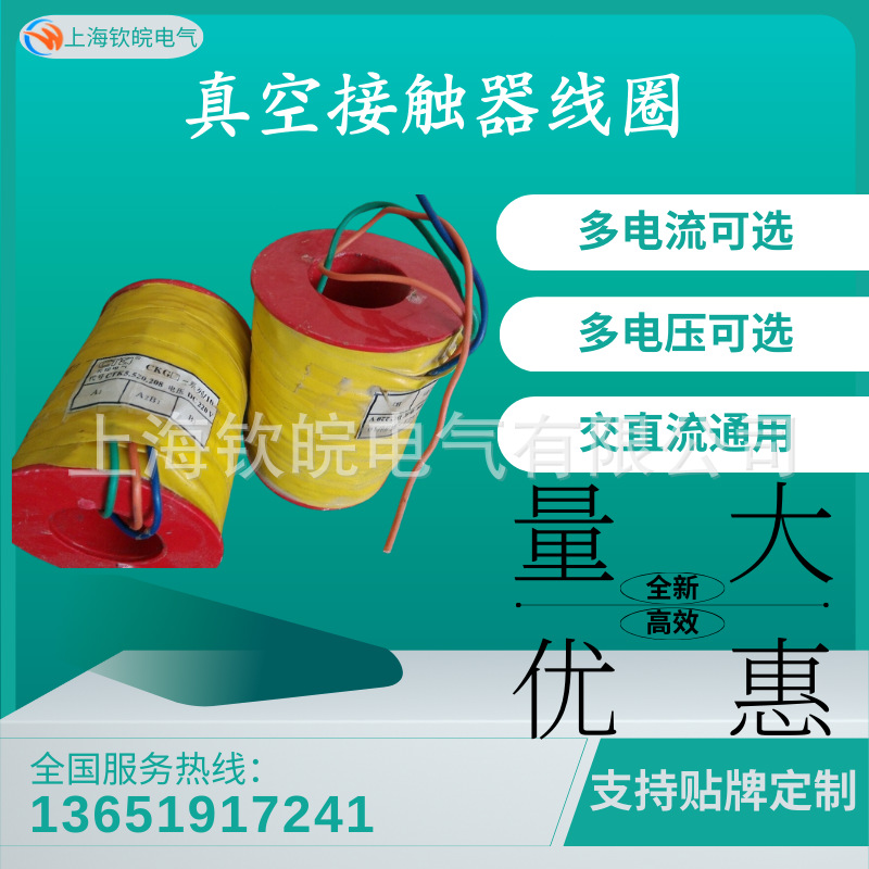 JCZ5-10D/250.160.630.400系列型高压真空接触器真空管线圈