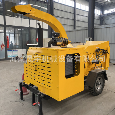 干湿树木竹子木屑机 多功能废旧家具原木边角料木材粉碎机设备