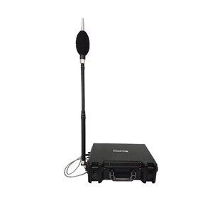嘉兴恒升HS5610型户外噪声监测箱 施工场地噪声机场 噪声自动监测