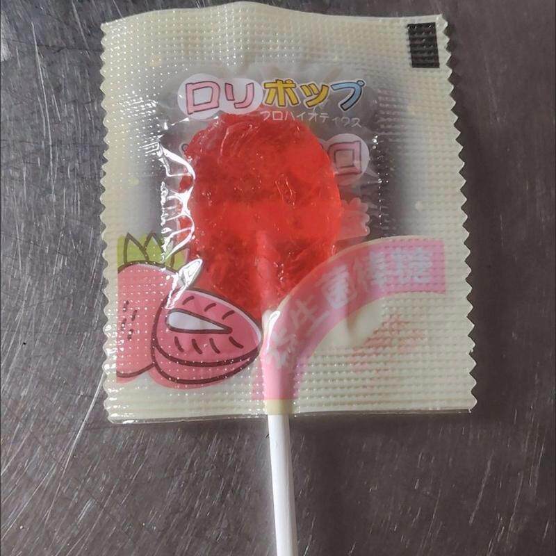 益生菌棒棒糖乳酸菌水果糖网红零食幼儿园高颜值喜糖果扁招待零食