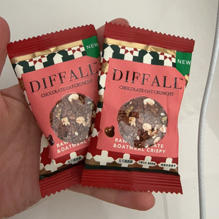 DIFFALL生巧燕麦坚果圈黑巧克力麦片酥代餐休闲零食网红送礼年货