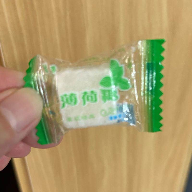 胜香正宗薄荷糖老式方块薄荷丁儿时怀旧居家休闲独立糖果手工翻砂