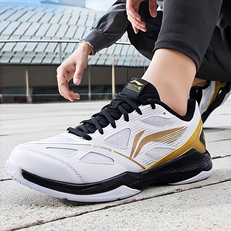 李宁疾风LITE羽毛球鞋男女款专业透气防滑减震回弹运动鞋/AYTU025