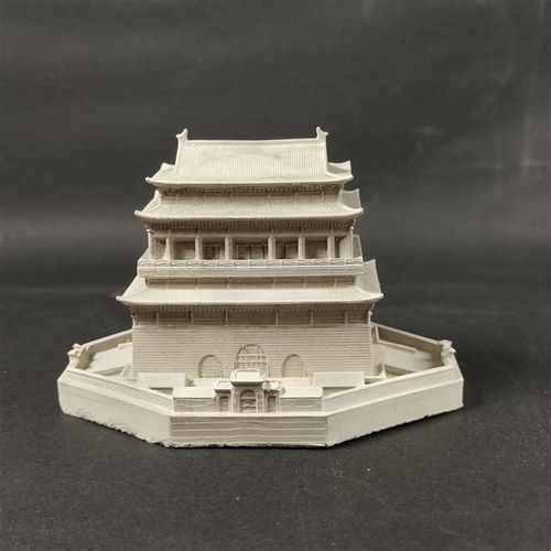 水泥制中国c古代古建筑群模型微景观假山盆景沙盘鱼缸造景装饰摆