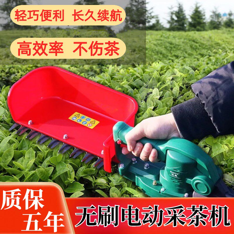 电动采茶机新款充电式无刷锂电单人小型茶叶修S剪采茶神器绿篱机