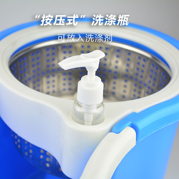 好神拖旋转拖把桶拖布墩布帕y地拖双驱动自动手压免踩甩干拖把桶