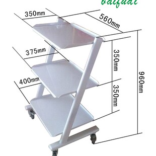 三层仪器推车厨房车美院设备处置车E小气泡护理科车美容口腔牙科