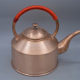 铜壶家用烧水壶小吊梨汤专款加厚纯铜老式水壶加T汤壶4.5升复古