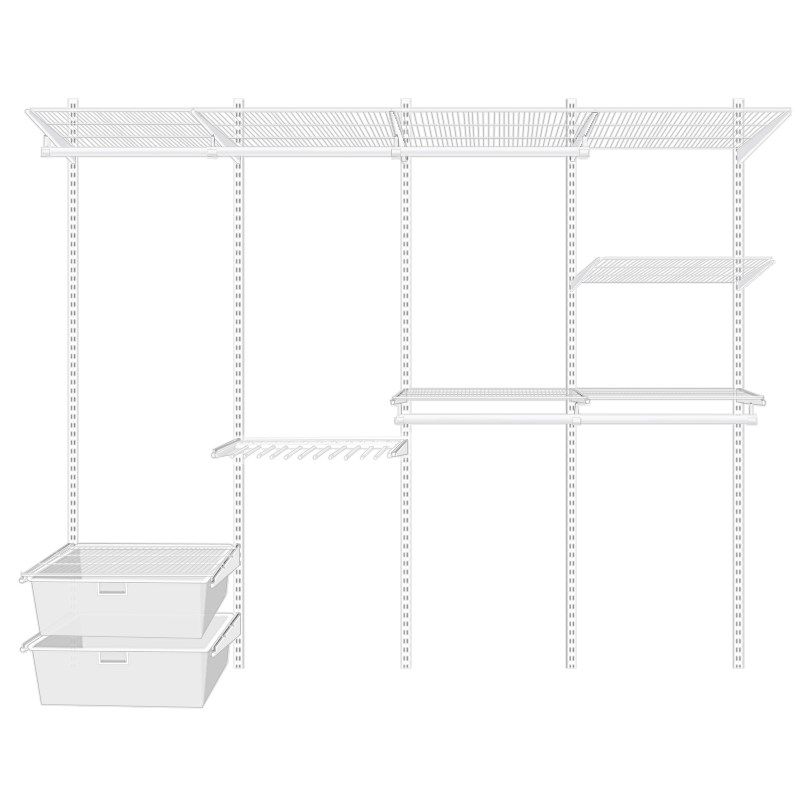 鑫固衣帽间套房j自制diy架子配件金属衣柜挂衣架圆管网板裤架拉篮,商业/办公家具,服装展示架,淘宝优惠券,粉丝福利购,淘宝优惠卷