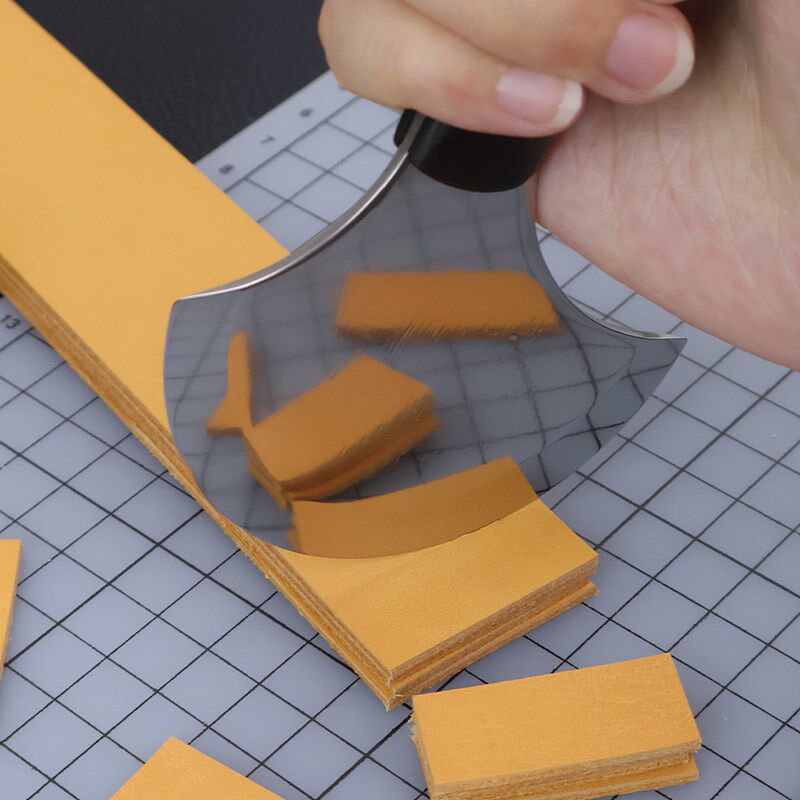 手工DIY皮革裁皮刀黑檀木手柄 皮艺皮I雕切皮手工皮革削薄专业级