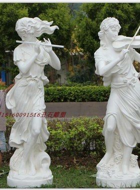 大型欧式四季女神雕塑酒店房地产树F脂玻璃钢人物雕塑花园广场摆