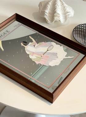 【绝美镜画】镜子美式复画古装饰C画小清新小众家居摆件客厅卧室