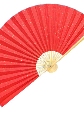 超大挂扇装饰墙壁宣纸空白色diy涂色画画手绘舞U蹈婚庆道具折扇子