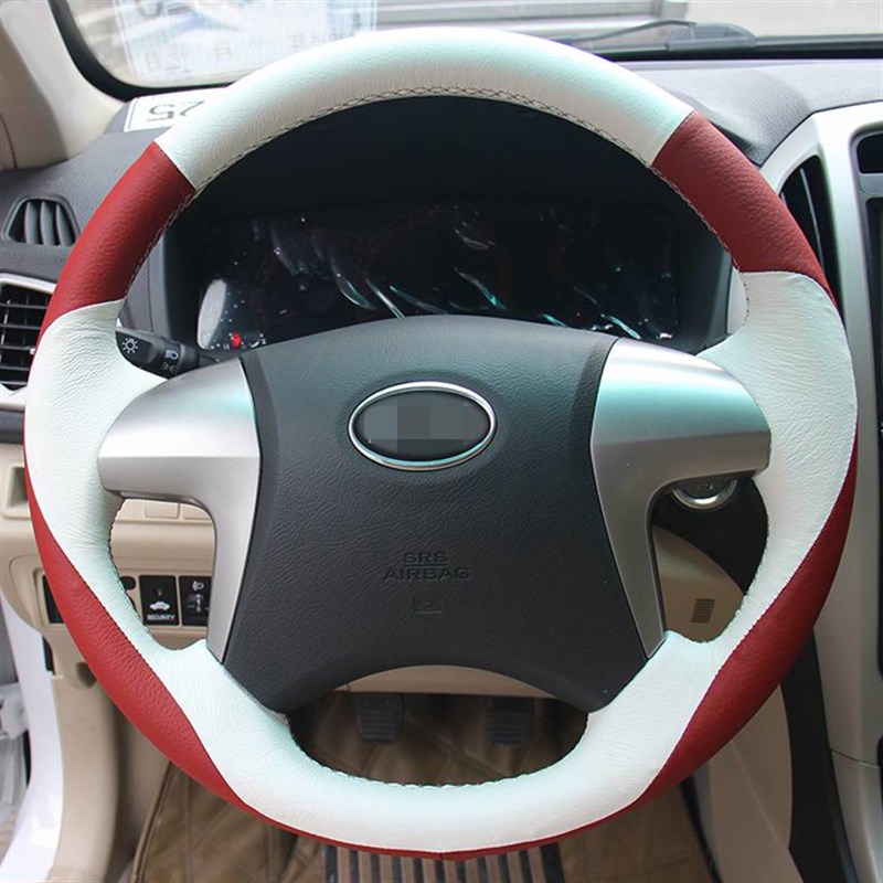 凯美瑞把套手缝皮半包老款凯美y瑞汉兰达真皮手缝方向盘套汽车把