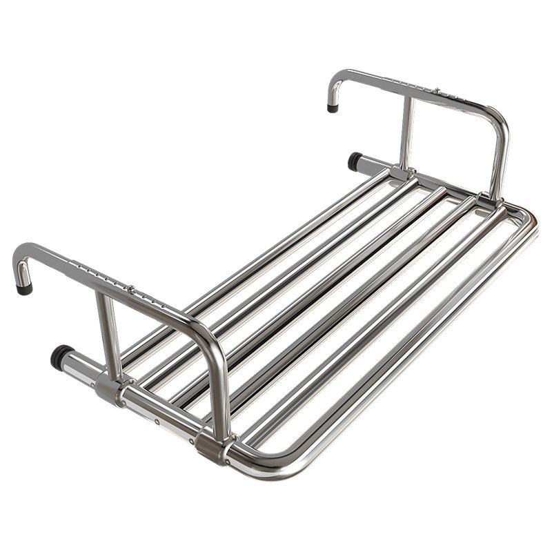 阳台晾衣神器防盗网窗户护栏杆晾C衣架挂室外家用挂钩凉晒鞋置物