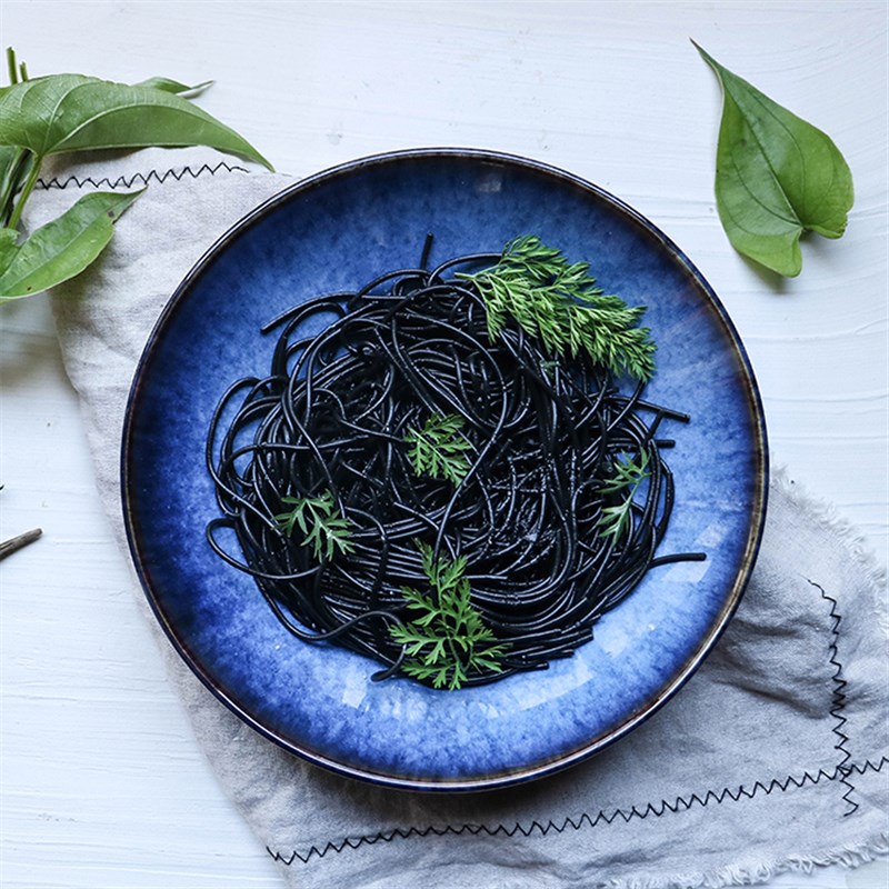 桔梗家 创意h陶瓷碗水果沙拉碗西餐意面盘家用汤碗冷面碗大号汤盆