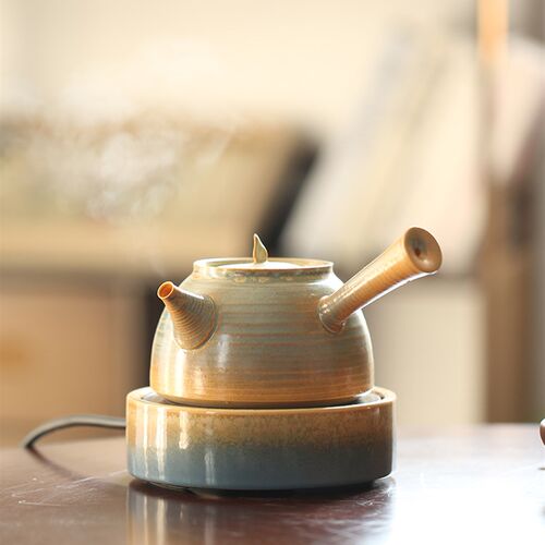 宗圣电陶炉烧水壶煮茶n炉 家用迷你围炉小型5档调节600W静音泡茶