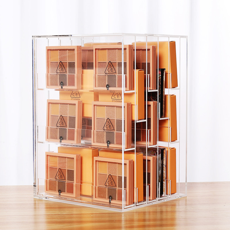 亚克力侧拉抽屉盒口红眼影收纳盒彩妆化妆品M梳妆台收纳整理置物,收纳整理,桌面收纳盒,淘宝优惠券,粉丝福利购,淘宝优惠卷