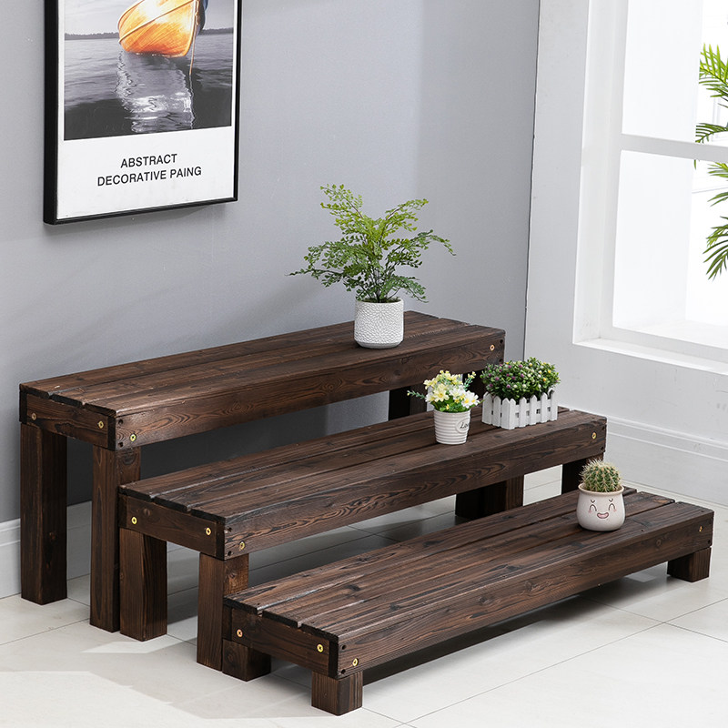 户外防腐实木质多层落地r花架子室内阳台多肉盆景架阶梯式置物花,鲜花速递/花卉仿真/绿植园艺,花架,淘宝优惠券,粉丝福利购,淘宝优惠卷