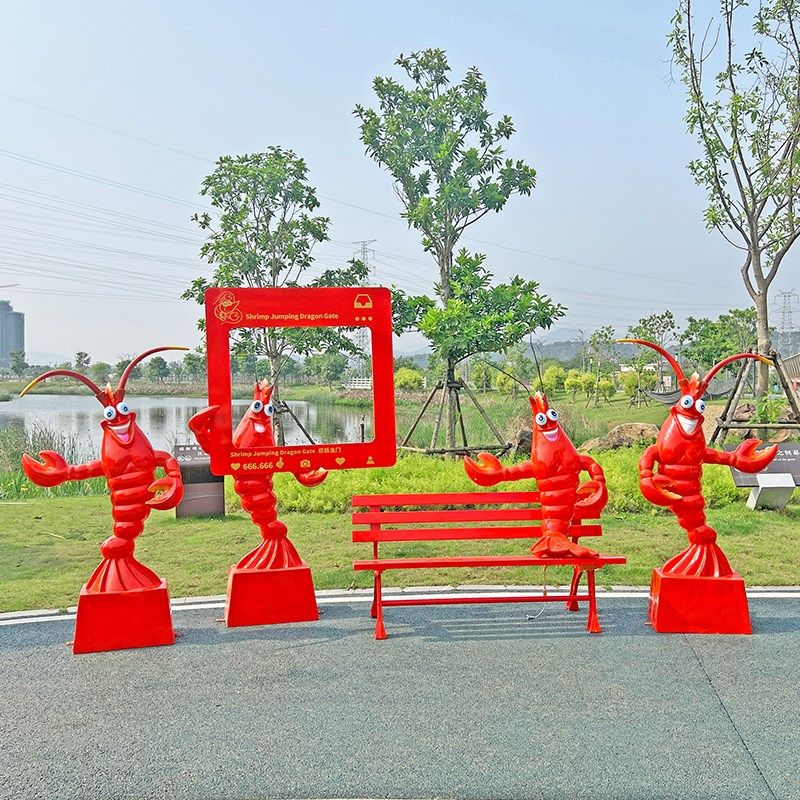 仿真发光小龙虾螃蟹雕塑r鱼蛙店餐厅排档挂件灯箱海洋迎宾装饰摆,家居饰品,户外/庭院摆件,淘宝优惠券,粉丝福利购,淘宝优惠卷