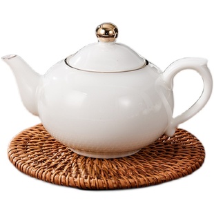 茶壶泡茶壶家用陶瓷羊脂玉西施壶H单壶单个单人功夫茶具套装