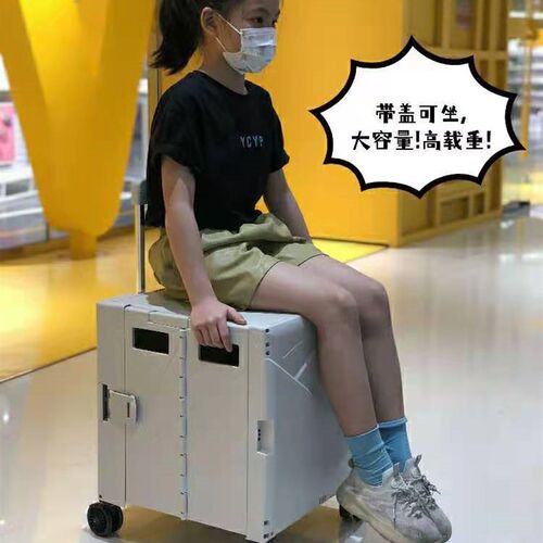 轻便推车买菜车小拉车户外收纳取快递折叠购物车静音X爬楼梯手拉