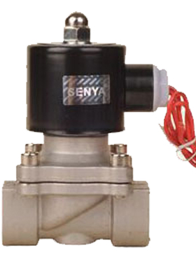 耐腐蚀2S常闭304不锈钢电磁阀 水阀气阀2S025-08 Q2S160-15氟橡胶