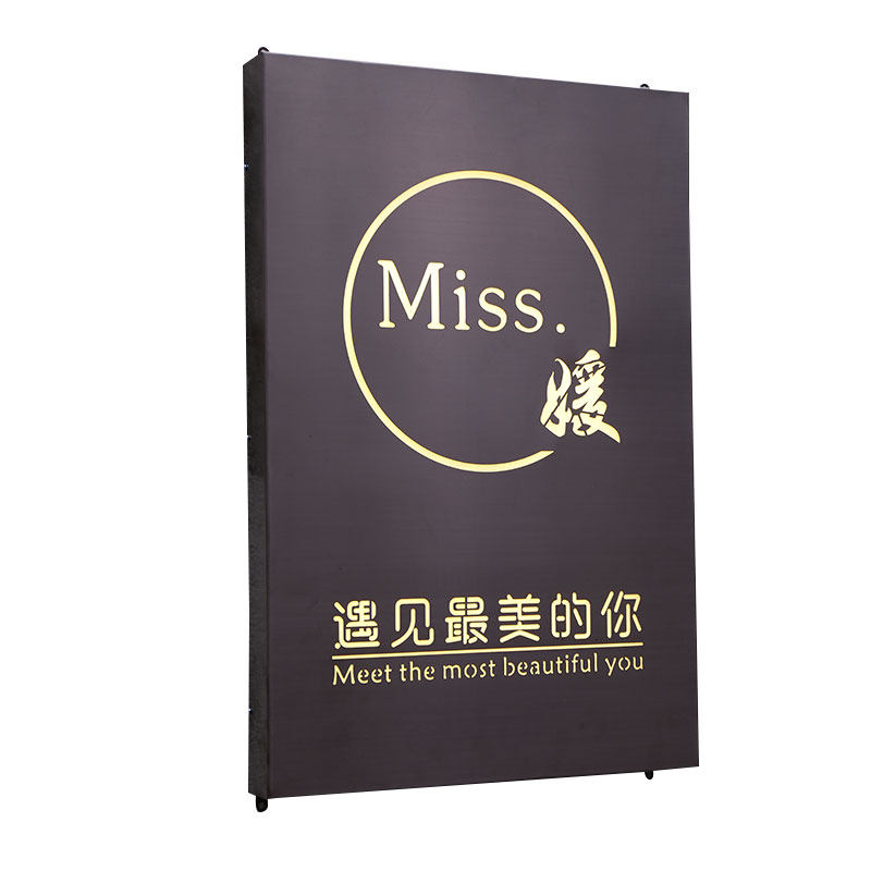 复古创意广告牌生锈灯箱 发光字招牌门头定做Q镂空灯箱户外展示牌