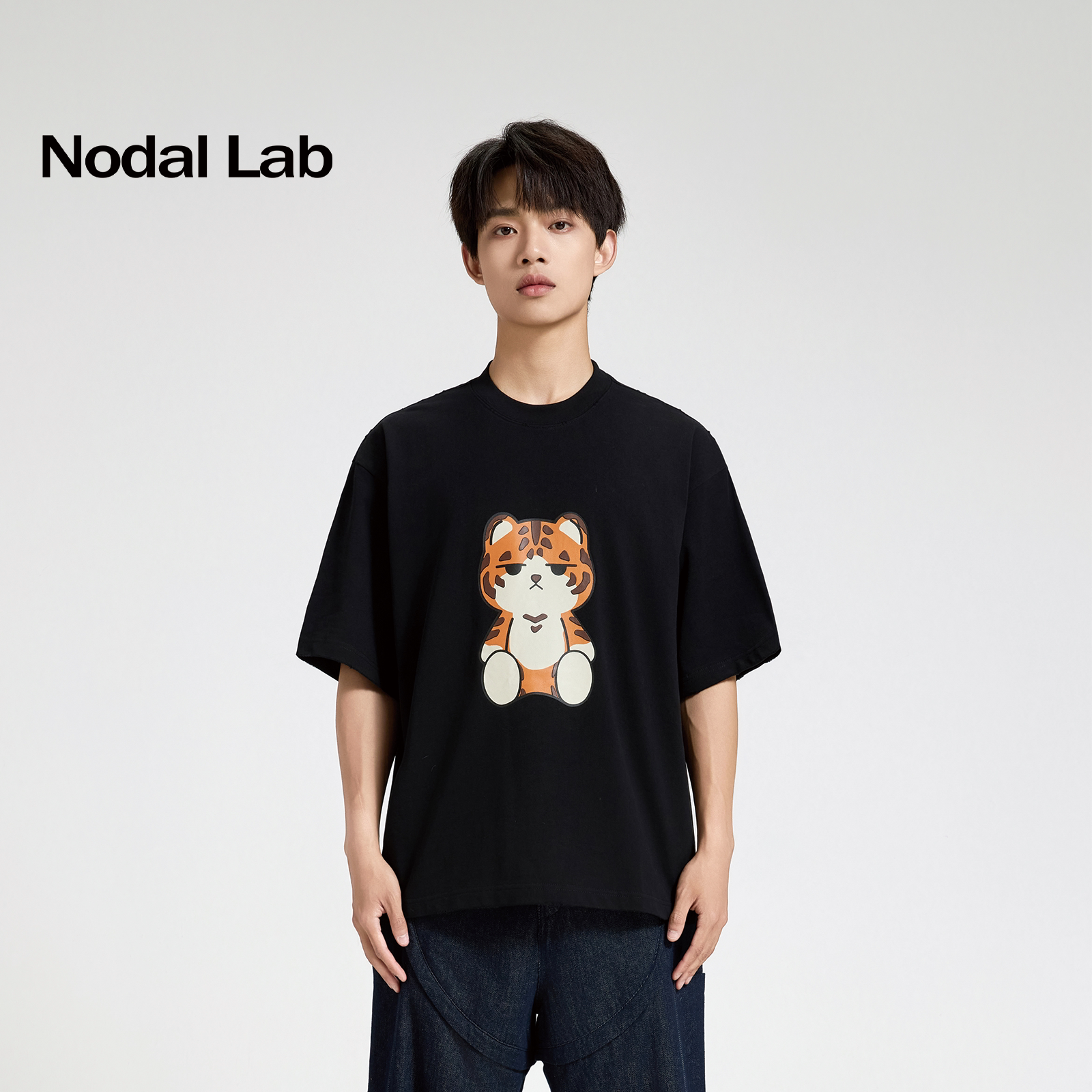 Nodal Lab S-series 全棉高织 nodal老虎印花 短袖T恤