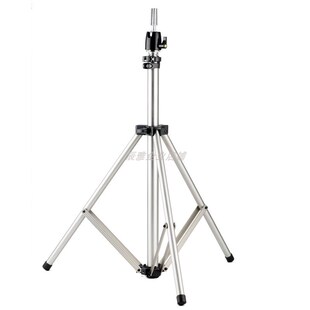 升级版铝合金头模支架美发大赛模特公仔头三脚架练习教学假发支架