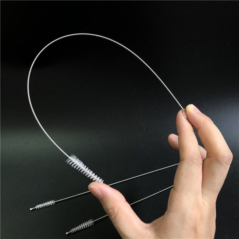 包邮 迷你吸管刷可弯曲小刷奶瓶吸管清洁刷子儿童水壶饮管擦洗刷