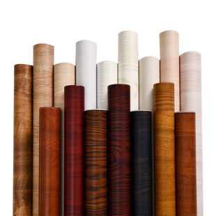 加厚防水自粘木纹贴纸厨房防油橱柜子门家具翻新改造衣柜里面专用