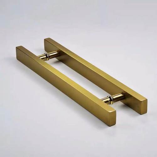 不锈钢玻璃门大方管拉手 孔距1.2/1.5/1.8米实木门长把手対装扶手