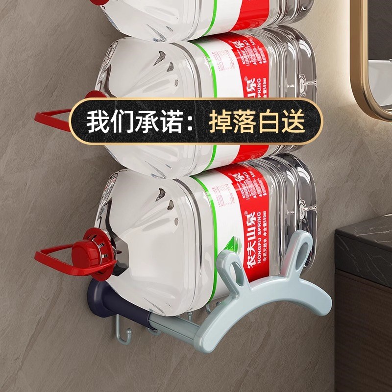 脸盆架子新款卫生间免打孔壁挂上墙悬挂脸盆架挂脸盆伸缩收纳神器图片