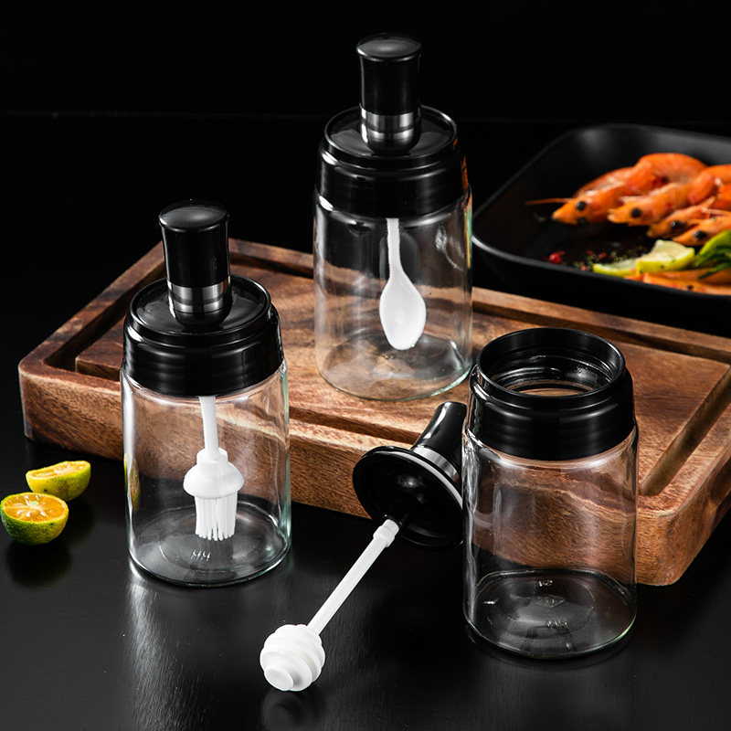 一体防潮勺盖调味罐密封厨房玻璃调料罐子套装带勺子调料盒组合装,厨房/烹饪用具,调味瓶罐/调料研磨器,淘宝优惠券,粉丝福利购,淘宝优惠卷