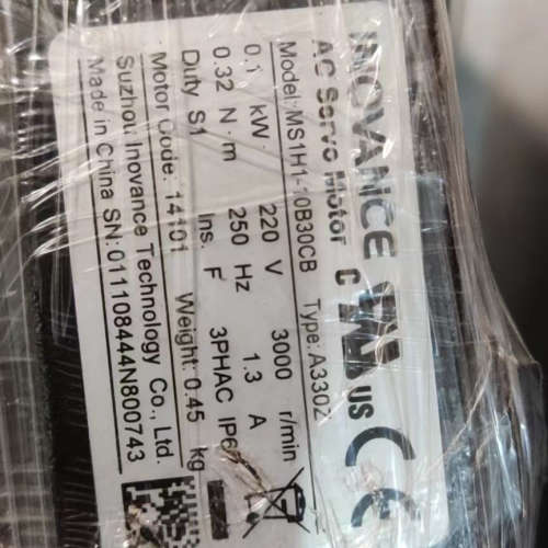 议价汇川伺服电机MS1H1-10B30CB-A330Z 成色新