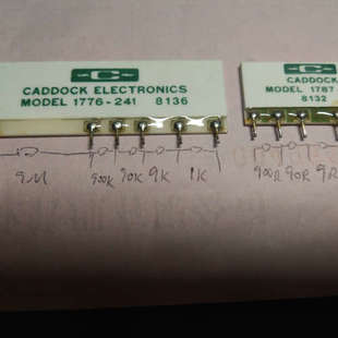 CADDOCK 家当 精密 电阻 排阻 1776议价